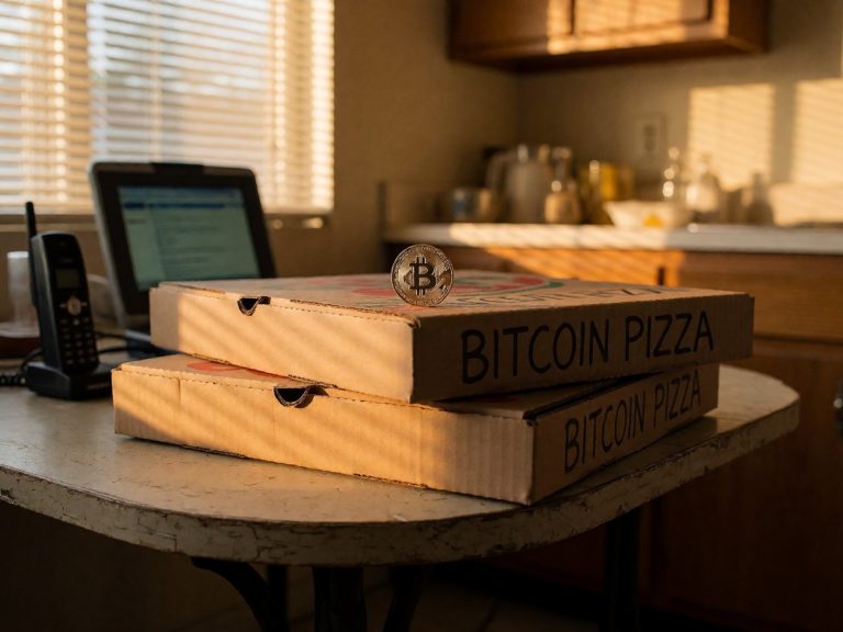 The 2010 pizza trade and modern bitcoin value